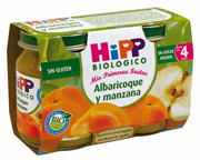 Apricot and apple. 24 x 125 gr.