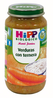 Beef with vegetables. 12 x 250 gr.