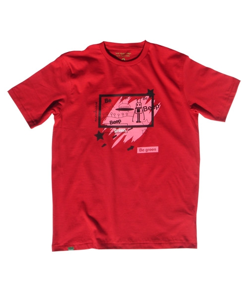 Mandacarú Shirt Men Beep Green Red