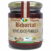 Mermelada de frambuesa Bihortal. Caja 6 botes 260 gr.