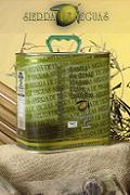 Aceite de oliva ecológico Sierra de Yeguas. Caja 6 latas 2.5 l.