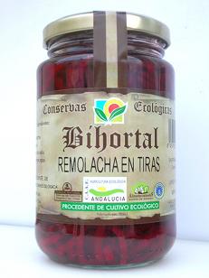 Remolacha en tiras. Caja 6 Botes 345 gr.